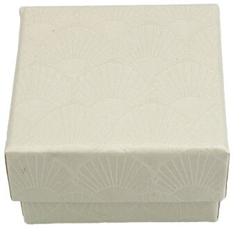 Romantische Sieraden Box Hanger Case Display Voor Oorbel Ketting Ring Horloge Schoonheid Sieraden Schulp Ring Armband Box Beige