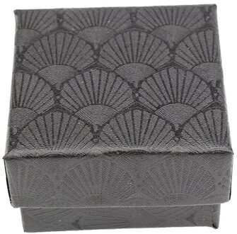 Romantische Sieraden Box Hanger Case Display Voor Oorbel Ketting Ring Horloge Schoonheid Sieraden Schulp Ring Armband Box zwart