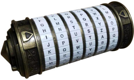 Romantische Valentijn Kerstcadeau Mini Da Vinci Code Cryptex Lock Box Creatieve kleur A