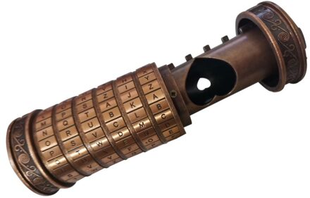 Romantische Valentijn Kerstcadeau Mini Da Vinci Code Cryptex Lock Box Creatieve kleur B