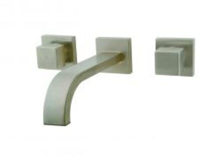 Rombo 2-knops wastafel-afbouwdeel geb.staal