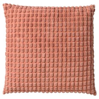 ROME - Kussenhoes 45x45 cm - 100% polyester - effen kleur - Muted Clay - roze