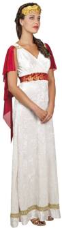 Romeins kostuum Livia Wit - Transparant