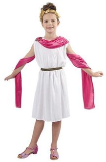 Romeins meisje kostuum Wit - Transparant