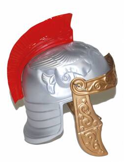 Romeinse Helm pvc Rood - Zalm, Zilver - Grijs, Goud - Brons