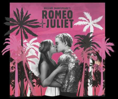 Romeo and Juliet Palmtree Women's Cropped Hoodie - Black - XS - Zwart