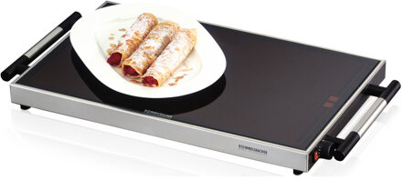 Rommelsbacher Duurzame Rommelsbacher WPR 305/E 300W Roestvrijstaal voedingopwarmer | warmhoudplaat | bordenwarmer | voedselwarmer