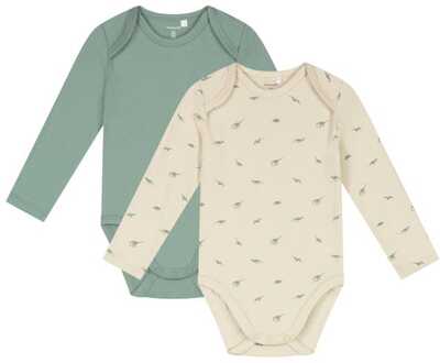 romper kleine dino 2 stuks