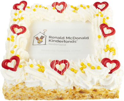 Ronald McDonald Kinderfonds slagroomtaart
