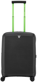 Roncato Arcade Handbagage Spinner 55 cm - Uitbreidbaar 40/47 liter - 55x40x20/25 cm - nero hardcase koffer lichtgewicht koffer Zwart - H 55 x B 40 x D 20 cm