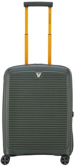 Roncato Arcade Handbagage Spinner 55 cm - Uitbreidbaar 40/47 liter - 55x40x20/25 cm - verde militare hardcase koffer lichtgewicht koffer Groen - H 55 x B 40 x D 20 cm