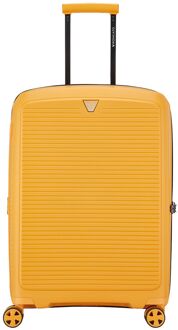 Roncato Arcade Spinner 67 cm - Uitbreidbaar 78/92 liter - 67x46x27/32 cm - miele hardcase koffer lichtgewicht koffer Geel - H 67 x B 46 x D 27 cm