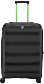 Roncato Arcade Spinner 67 cm - Uitbreidbaar 78/92 liter - 67x46x27/32 cm - nero hardcase koffer lichtgewicht koffer Zwart - H 67 x B 46 x D 27 cm