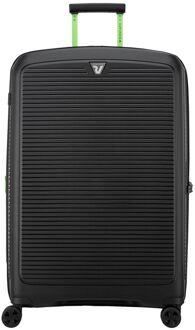 Roncato Arcade Spinner 78 cm - Uitbreidbaar 114/133 liter - 78x50x30/35 cm - nero hardcase koffer lichtgewicht koffer Zwart - H 78 x B 50 x D 30 cm