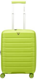 Roncato B-Flying Expandable Trolley 55 spot cyber lime hardcase koffer lichtgewicht koffer Groen - H 55 x B 40 x D 25 cm