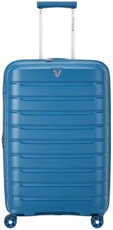 Roncato B-Flying Expandable Trolley 68 denim hardcase koffer Blauw - H 68 x B 44 x D 31 cm