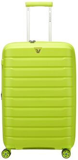 Roncato B-Flying Expandable Trolley 68 spot cyber lime hardcase koffer Groen - H 68 x B 44 x D 31 cm