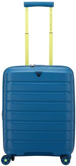 Roncato B-Flying Move Expandable Cabin Trolley 55 blu laguna hardcase koffer lichtgewicht koffer Blauw - H 55 x B 40 x D 25 cm