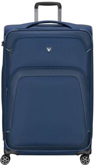 Roncato Gateway 4 Wheel Trolley 78 Expandable blue zachte koffer lichtgewicht koffer Blauw - H 78 x B 48 x D 29 cm