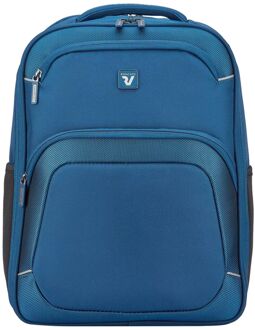 Roncato Gateway Cabin Trolley Backpack 17" blue weekendtas handbagage Blauw - H 40 x B 30 x D 20 cm