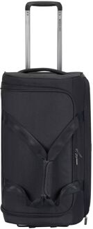Roncato Gateway Duffle M blackreistas met wielen Zwart - H 58 x B 35 x D 32 cm