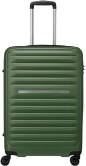 Roncato Ibiza Medium Trolley 65 verde militare hardcase koffer Groen - H 65 x B 45 x D 25 cm