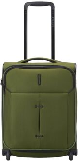 Roncato Ironik 2.0 Underseater Trolley 45 verde militare zachte koffer lichtgewicht koffer Groen - H 45 x B 36 x D 20 cm