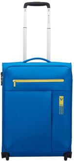 Roncato Lite Soft 2 Wheel Cabin Trolley cobalt blue zachte koffer lichtgewicht koffer Blauw - H 55 x B 40 x D 20 cm