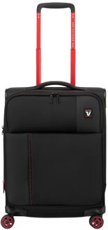 Roncato Move Cabin Trolley 55 nero fumo zachte koffer lichtgewicht koffer Zwart - H 55 x B 40 x D 20 cm