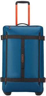 Roncato Norway 2-wiels Reistas M 68 cm - 76 liter - 68x40x28 cm - denimreistas met wielen Blauw - H 68 x B 40 x D 28 cm