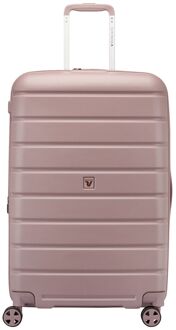 Roncato ReLIFE Expandable Trolley 73 Detachable Wheels rose hardcase koffer lichtgewicht koffer Roze - H 73 x B 45 x D 28 cm