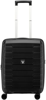 Roncato Skyline 2.0 Cabin Trolley 55 Exp. black hardcase koffer Zwart - H 55 x B 40 x D 20 cm