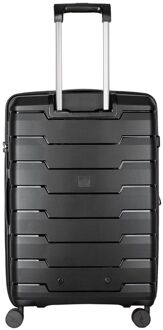 Roncato Skyline 2.0 Medium Trolley 70 Exp. black hardcase koffer Zwart - H 70 x B 46.5 x D 28 cm