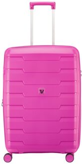 Roncato Skyline 2.0 Medium Trolley 70 Exp. fuchsia hardcase koffer Roze - H 70 x B 46.5 x D 28 cm