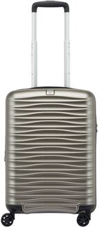 Roncato Wave Cabin Spinner DLX champagne hardcase koffer - H 55 x B 35 x D 20 cm