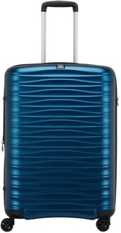 Roncato Wave DLX Trolley 65 denim hardcase koffer Blauw - H 65 x B 43 x D 27 cm