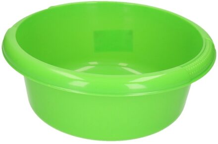 Rond afwasteiltje / afwasbak groen 6,2 liter