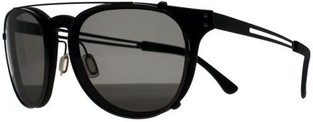 Rond Unisex Satijn Zwart Gepolariseerd Fotochromisch PHD 555NM Palmiro