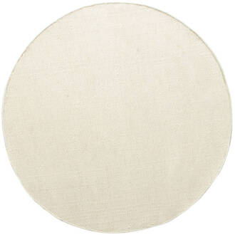 Rond vloerkleed wollen Wit - Cobble Stone - 140 Ø - (M)