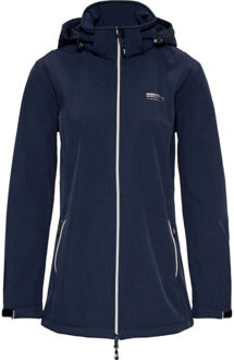ronda softshell softshell jack outdoor dames - Blauw - XL