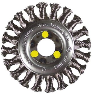 Rondborstel 115X22.2X0.5 Met Gehard, Getordeerd Staaldraad Tbv Inox - 751305