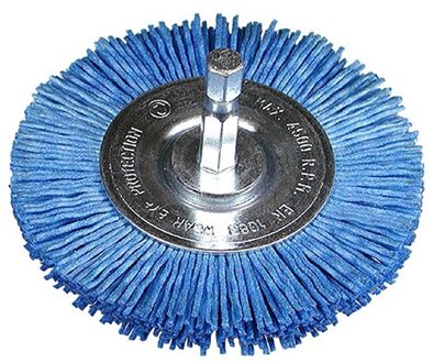 Rondborstel 75 Met 1/4"Zeskant Stift Met Slijpnylon Fijn - 751329