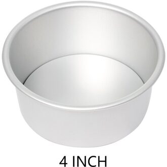 Ronde 4/5/6/7/8/9/10 Inch Aluminium Sterven Kerst Cakevorm Cake tool Bakken Tool Mould Pan Patroon Bakvormen Tool 4 duim-gewoon