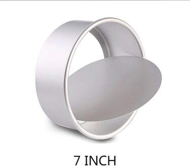 Ronde 4/5/6/7/8/9/10 Inch Aluminium Sterven Kerst Cakevorm Cake tool Bakken Tool Mould Pan Patroon Bakvormen Tool 7 duim-Movable