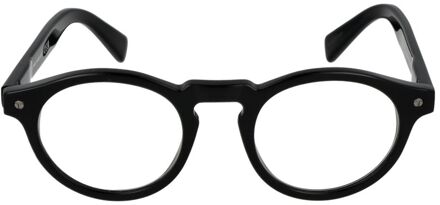 Ronde Acetaat Optische Bril To1044781 Zwart - One Size