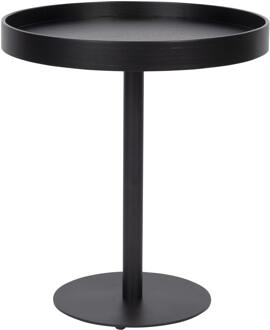 Ronde Bijzettafel 'Andreanna' 40cm, kleur Zwart