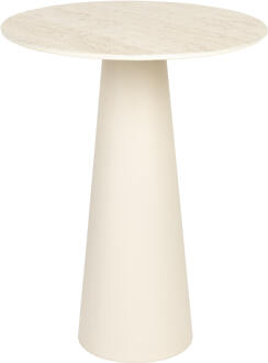 Ronde Bijzettafel 'Armanda' Keramiek, 52cm hoog - 52 cm