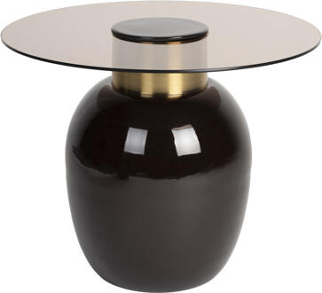 Ronde Bijzettafel 'Freddy' Glas, 50cm - 50 cm