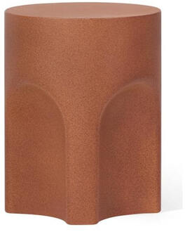 Ronde Bijzettafel 'Kamo' 35cm, kleur Sienna Sierra