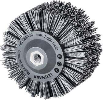 Ronde borstel | d. 140 mm M14 | SiC slijpborstels korreling 80 60 mm | 2500 min-¹ | 1 stuk - 402880 - 402880